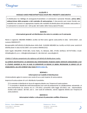 Italian Insurance Pre-Contractual Module