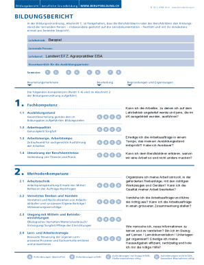 Swiss Vocational Education Report