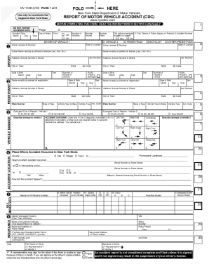 New York State Motor Vehicle Accident Report