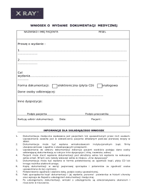 Medical Records Request Form