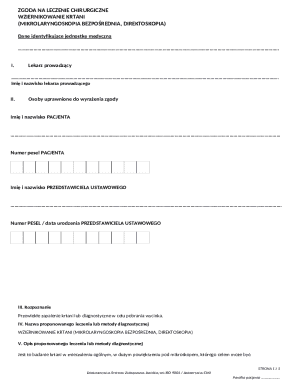 Medical Consent Form for Laryngeal Biopsy