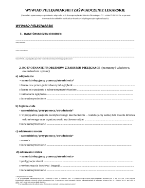 Nursing Interview and Medical Certificate