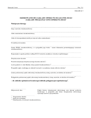 Polish Healthcare Referral Form