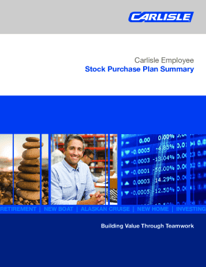 Carlisle Employee Stock Purchase Plan Enrollment Form