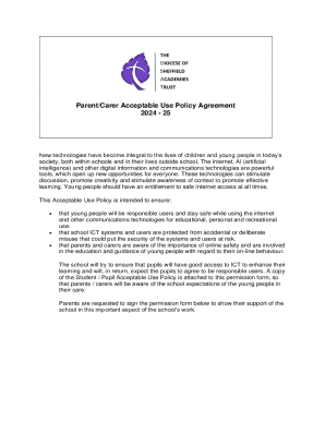 Parent/Carer Acceptable Use Policy Agreement
