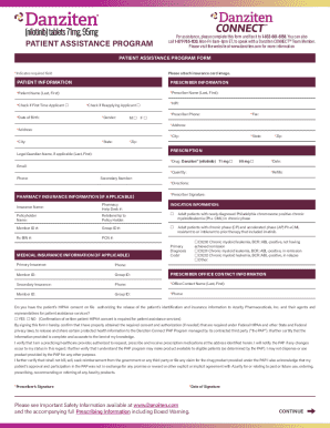 Patient Assistance Program Form