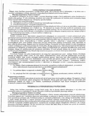 Colonoscopy Information and Consent Form