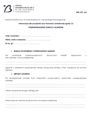 Ovarian Puncture Consent Form