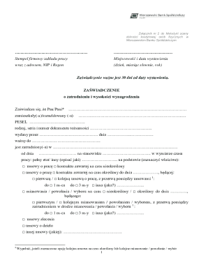 Employment and Salary Certificate