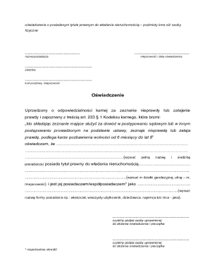 Legal Title Declaration for Non-Physical Entities