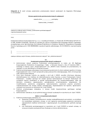 Data Processing Agreement Template