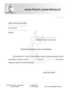 Polish Parental Leave Request Form