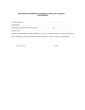 Polish Civil Rights Declaration