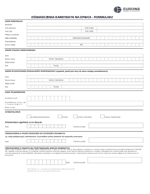 OFWCA Candidate Declaration Form