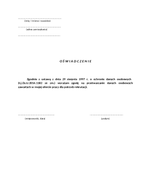 Employment Data Processing Consent Form