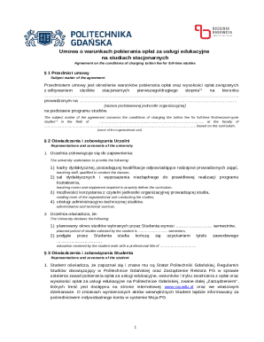 Tuition Fee Agreement