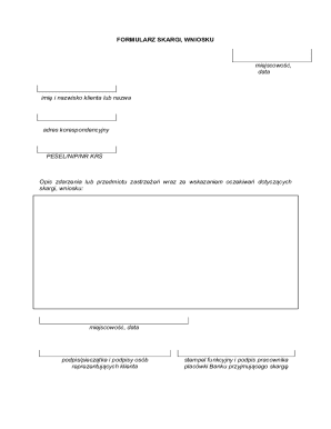 Complaint Form