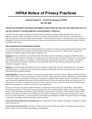 HIPAA Notice of Privacy Practices