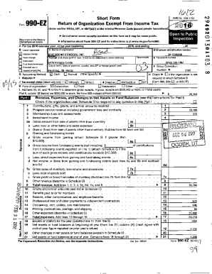 Form 990-EZ 2016