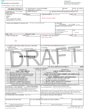 Accelerated Contract Award Option