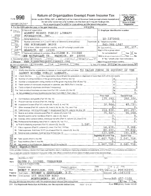 Form 990 Tax Exemption Application