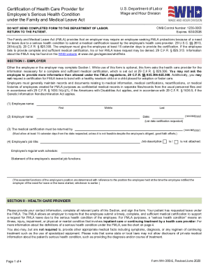 Request for Family and Medical Leave of Absence (FMLA)