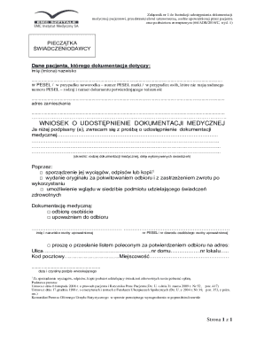 Medical Documentation Access Request Form