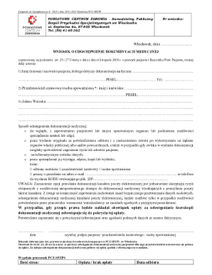 Medical Records Request Form