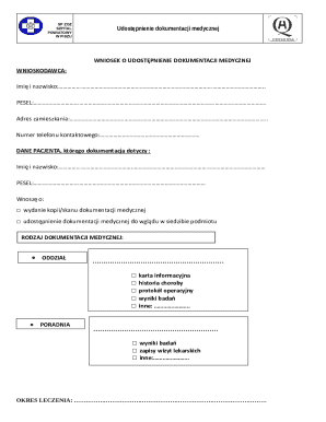 Medical Records Request Form