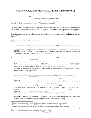 Data Processing Agreement
