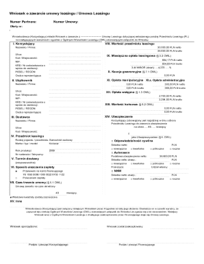 Leasing Application Form