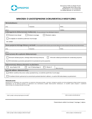 Medical Records Request Form