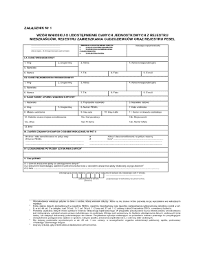 Poland Data Access Request Form