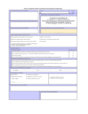Geodetic and Cartographic Resource Request Form