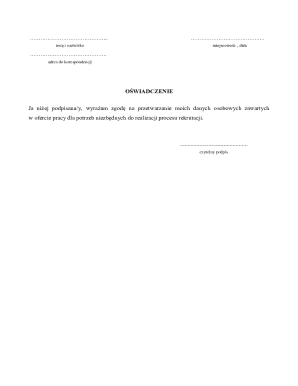 Consent for Data Processing