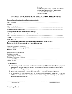 Medical Records Request Form