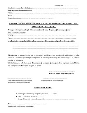 Medical Records Request Form