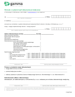 Medical Records Request Form