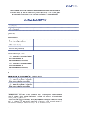 Polish Employee Pension Program Agreement