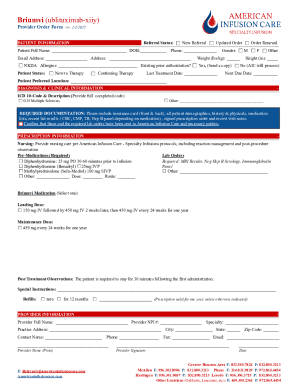 Briumvi Provider Order Form
