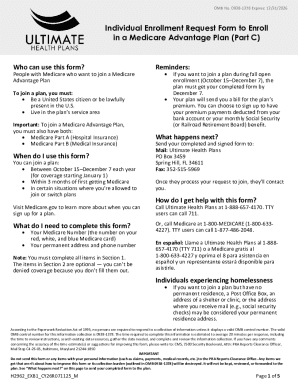 Medicare Advantage Plan Enrollment Form