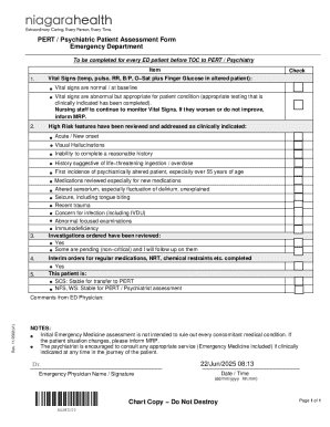 Psychiatric Patient Assessment Form