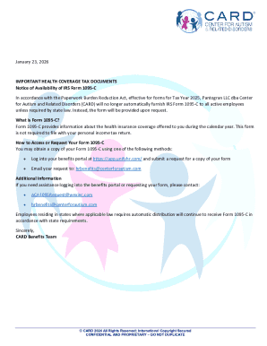 IRS Form 1095-C Notice