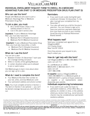 Medicare Advantage Plan Enrollment Form