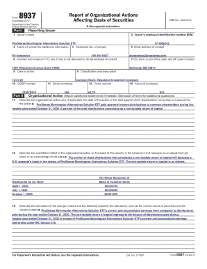 Form 8937 Report