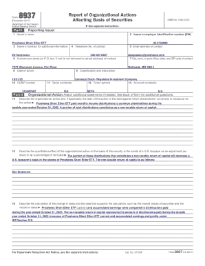 Form 8937 Report