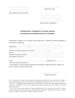 Consumer Cancellation Notice