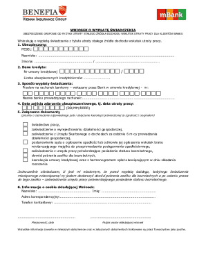 Polish Unemployment Insurance Claim Form