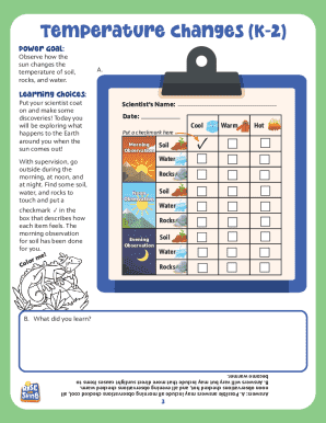 Rise and Shine Science Power Packet
