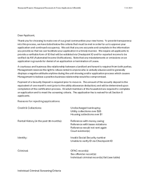 Affordable Housing Application Form